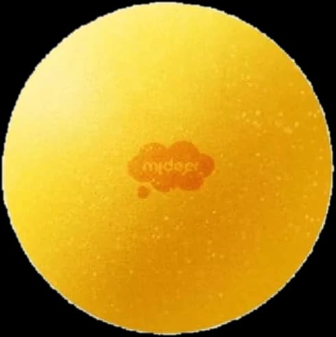 Mideer Quiet Fluffy Ball, Sunshine Yellow 20Cm
