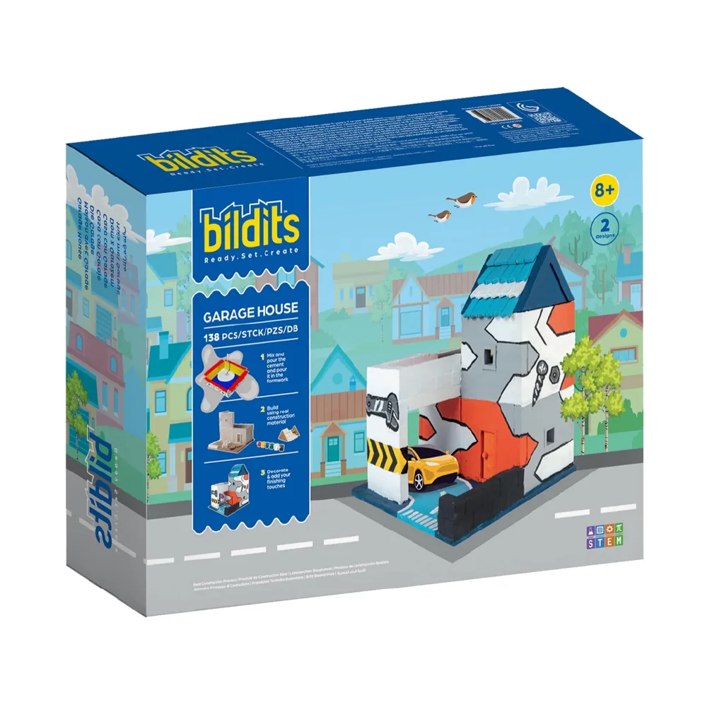 Garage House, by bildits, building blocks, ages 5+