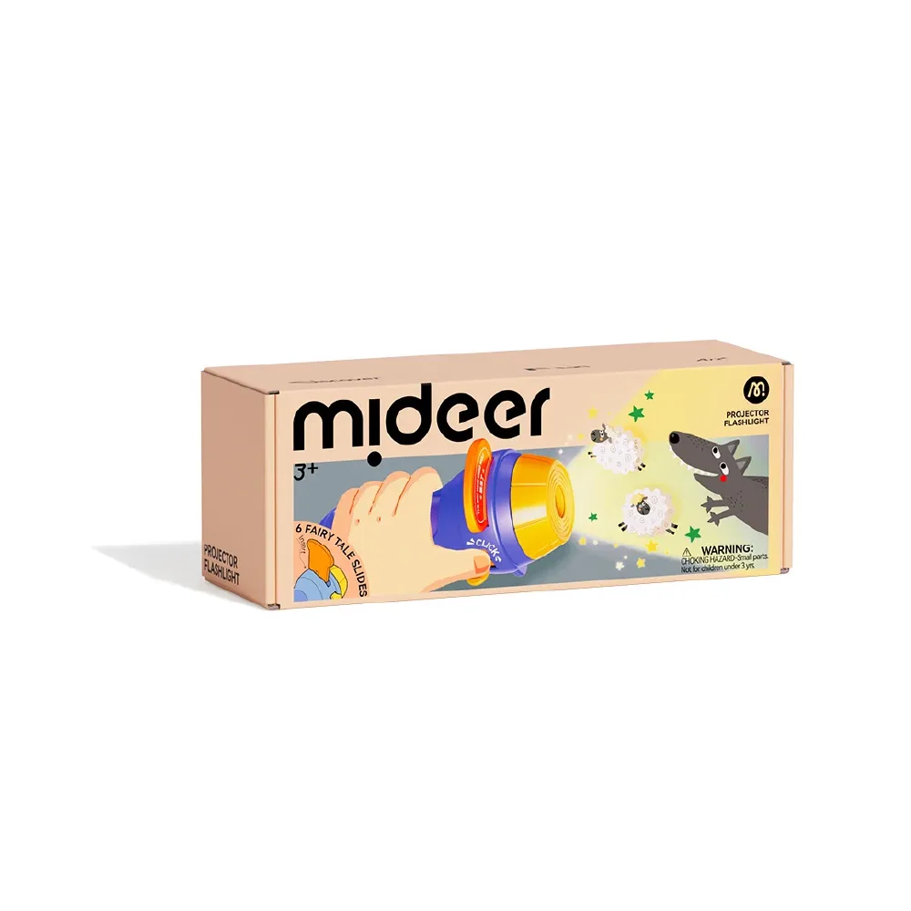 2-in-1 Storybook Projector & Flashlight, by Mideer, electronics, ages 3+
