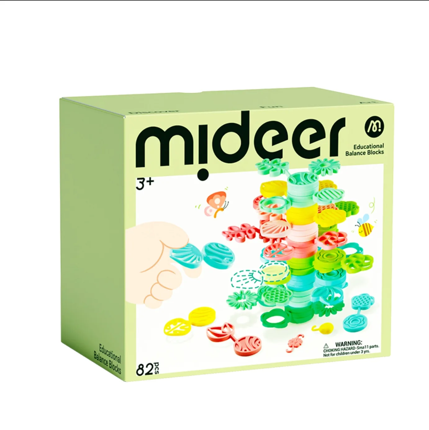 Educational Balance Blocks- Stack A Tree, by Mideer, board games, ages 3+