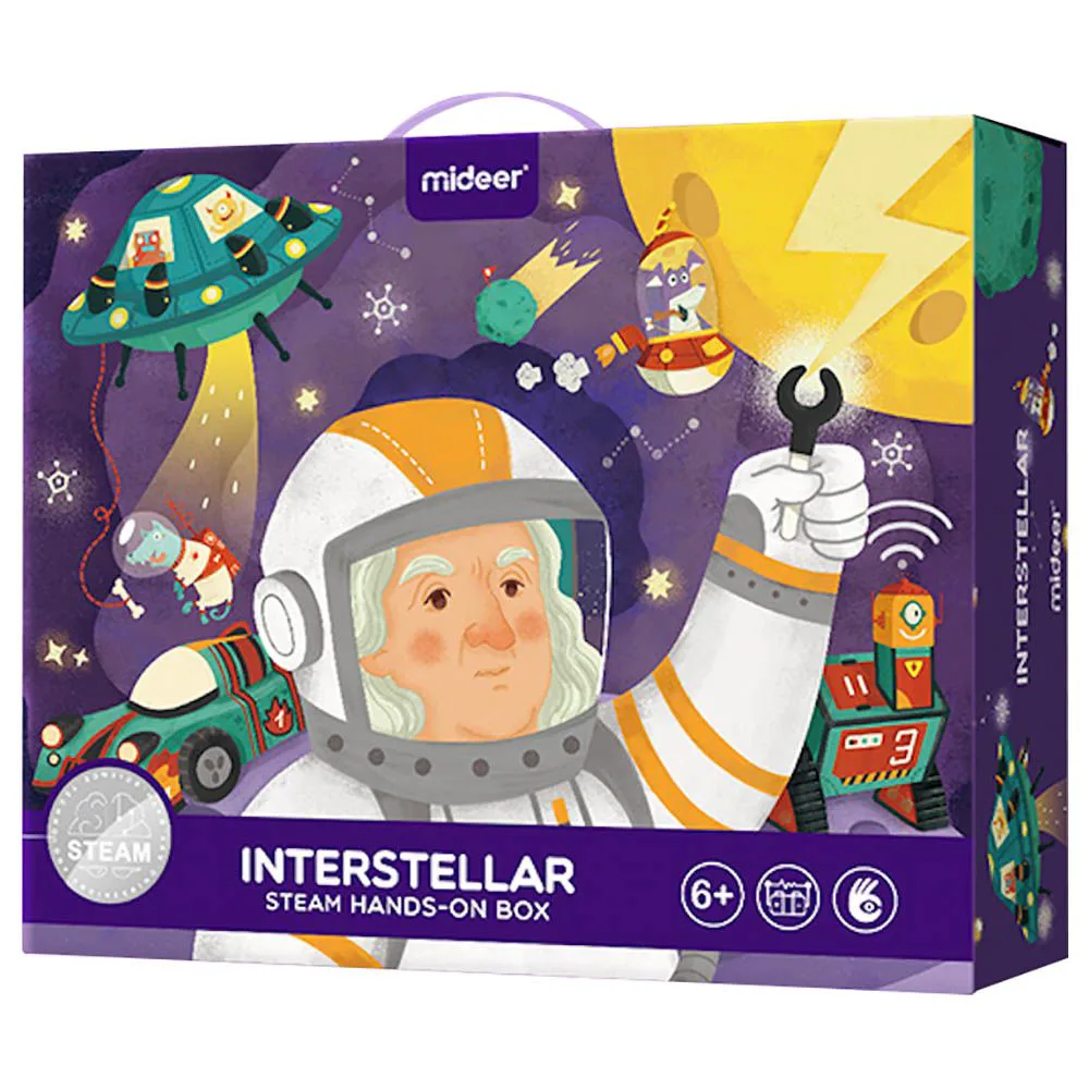 STEM Box, Space Exploration DIY Kit, by Mideer, steam, ages 5+
