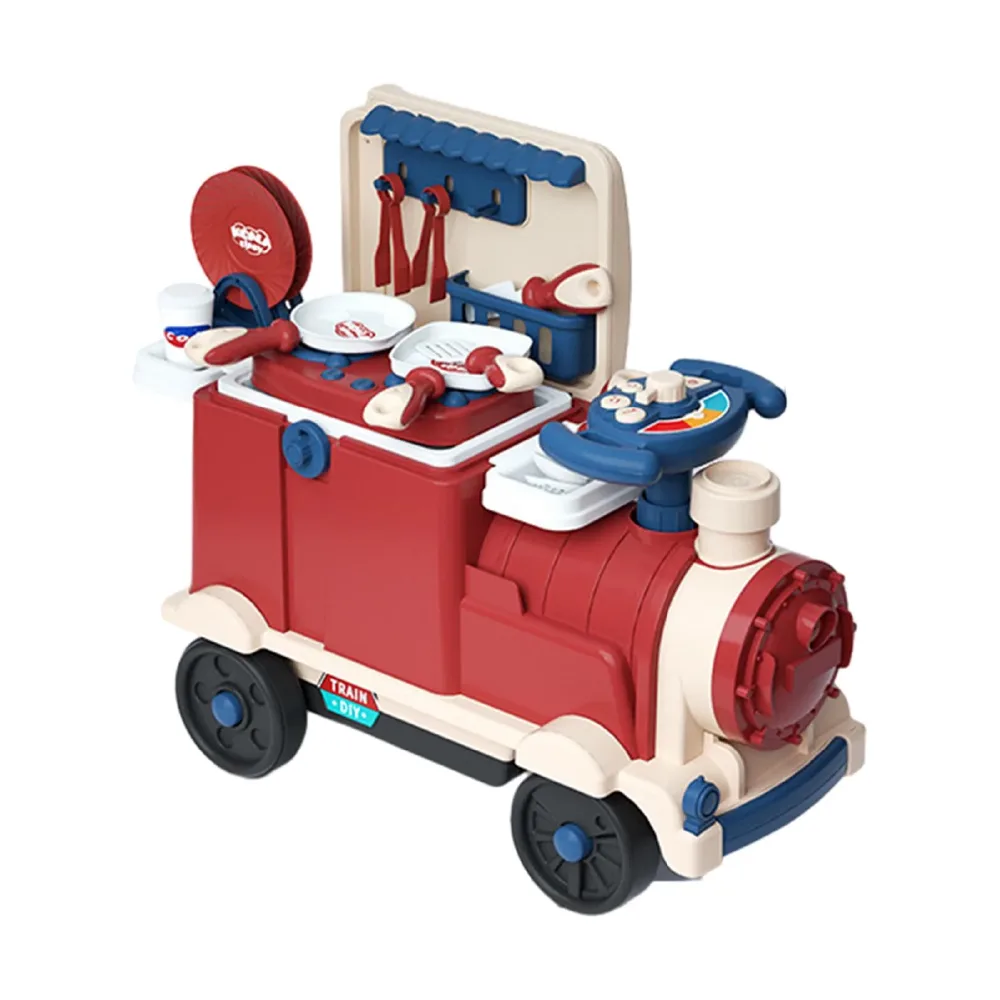 Train Kitchen, by Onshine, on wheels, ages 1 to 4