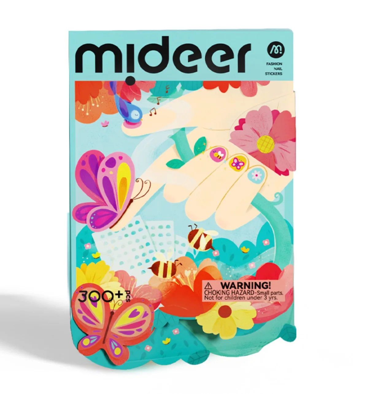Fashion Nail Stickers, Garden Gathering, by Mideer, ages 3+