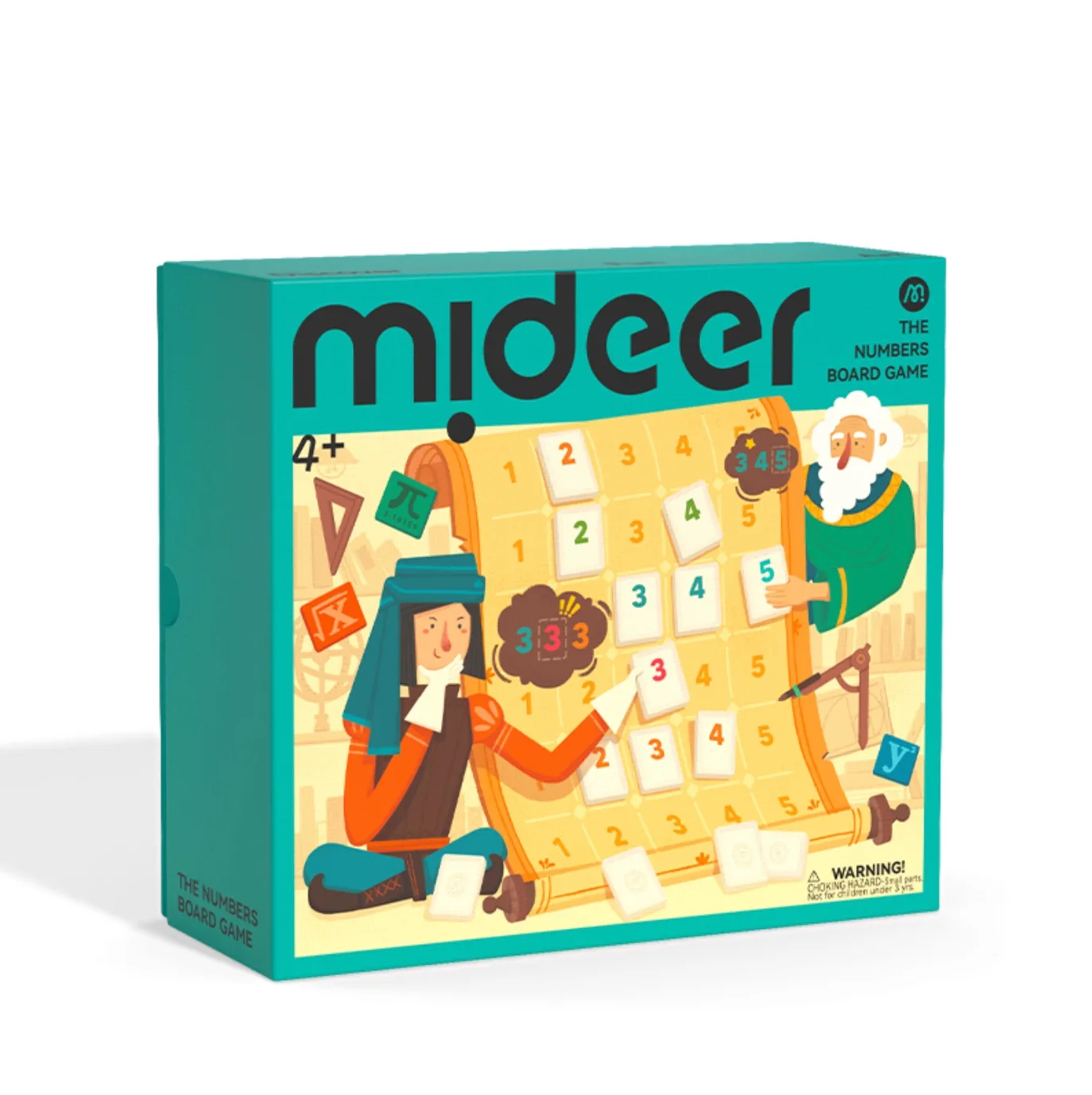 The Numbers Board Game, by Mideer, board games, ages 3+