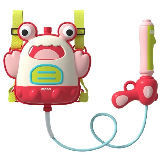 Backpack Water Gun, Crab, by Mideer, summer, ages 3+