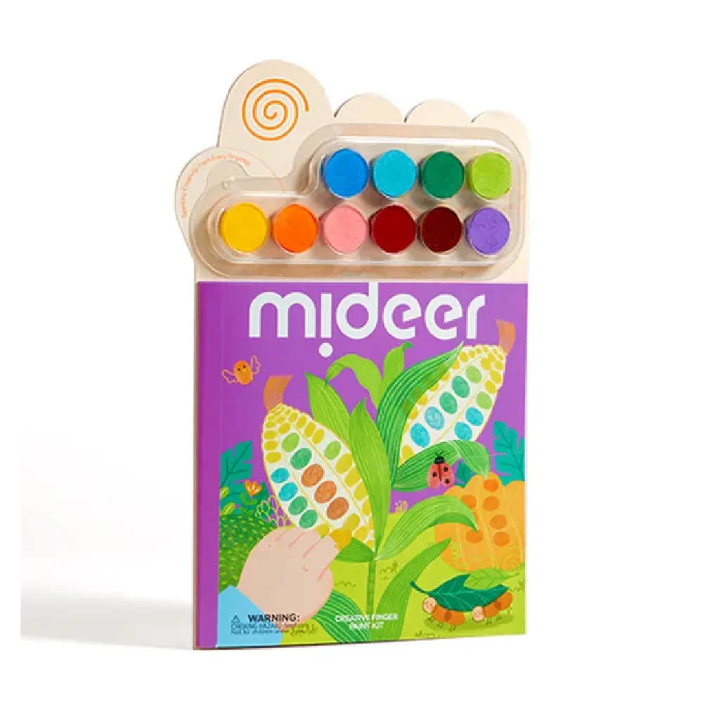 Creative Finger Paint Kit, Secret Garden, by Mideer, coloring and painting, ages 2+
