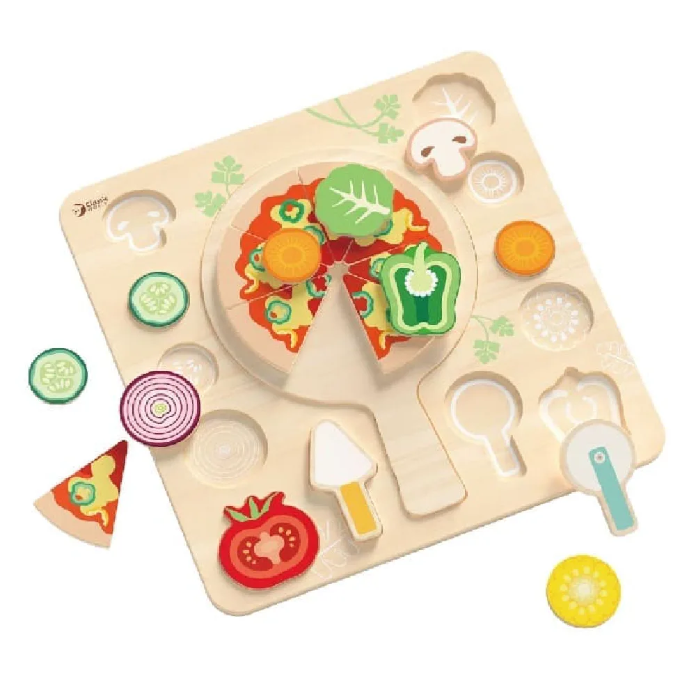 Pizza Puzzle, by Classic World, puzzles, ages 2+