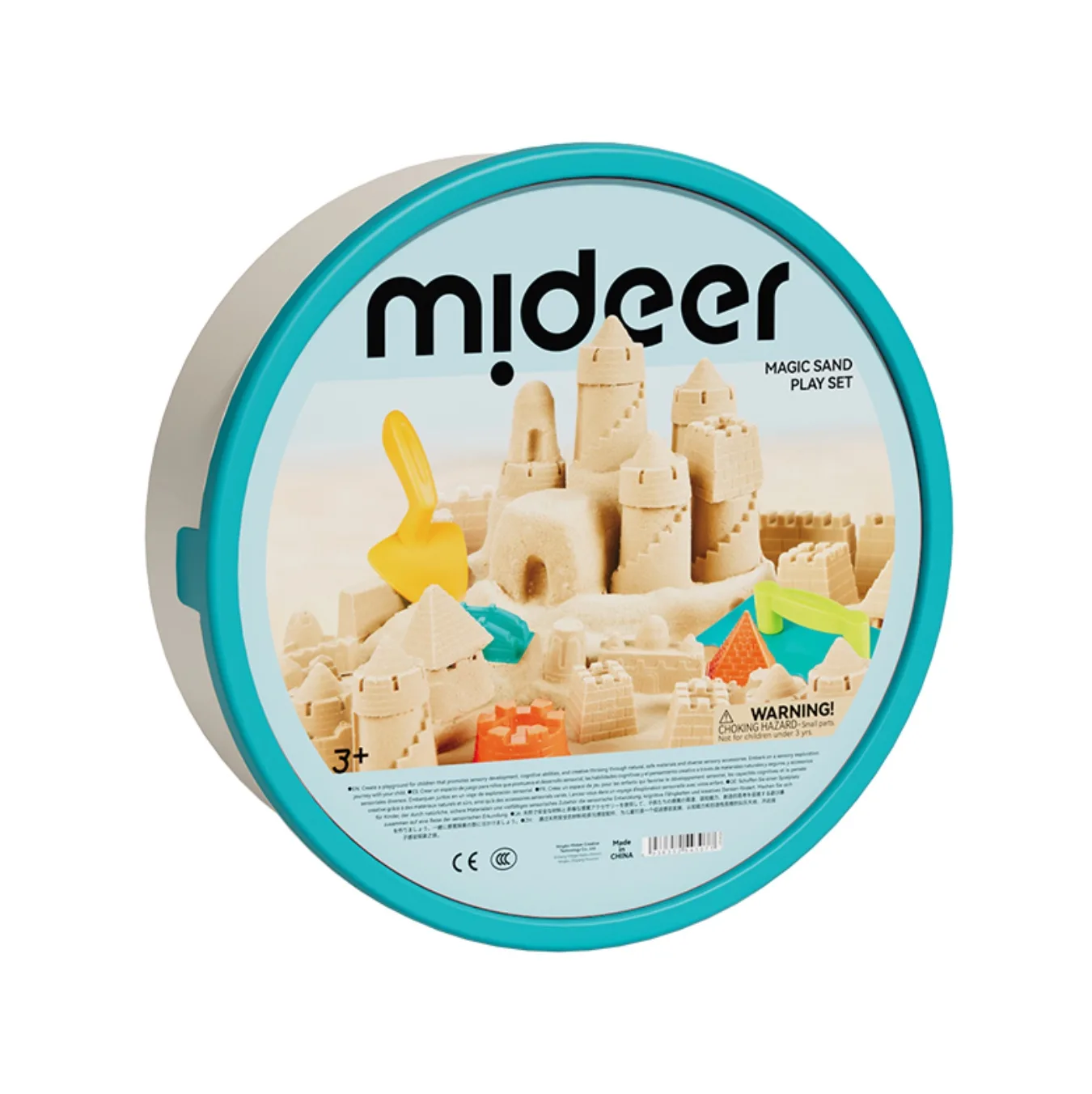 Magical Sand Play Set, Round Box, by Mideer, sensory, ages 3 to 7