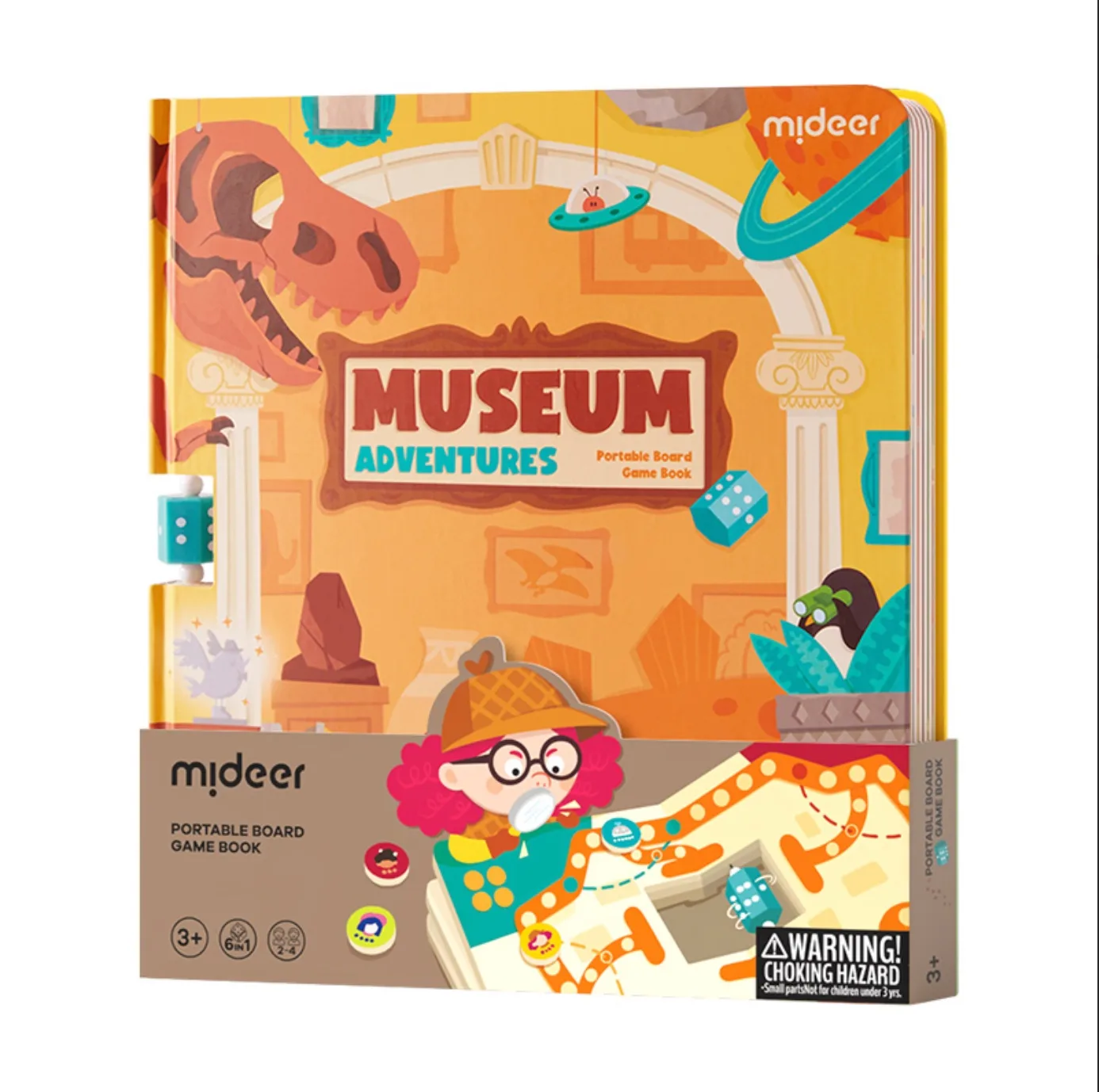 Museum Adventures, by Mideer, board games, ages 3+