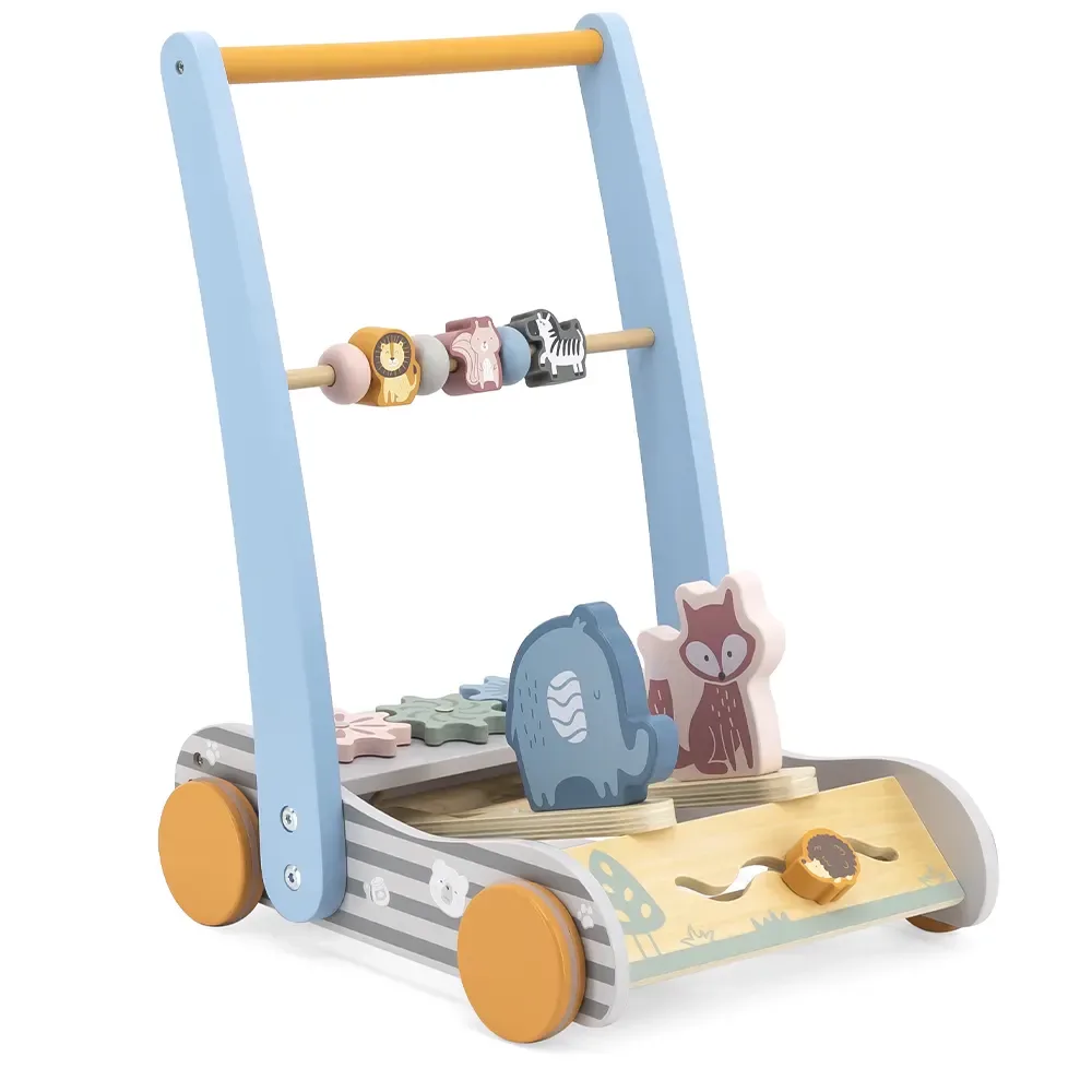 Animal Friends Baby Walker, by Polar-B, on wheels, ages 2+