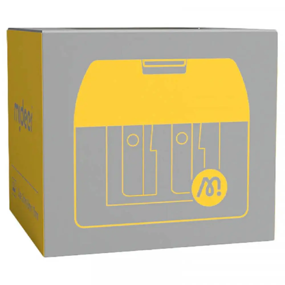 Three-hole Pencil Sharpener, Turmeric Yellow, by Mideer, coloring and painting, ages 3+
