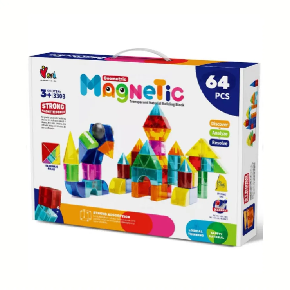 3d Magnetic Geometric Building Blocks, building blocks, ages 3+