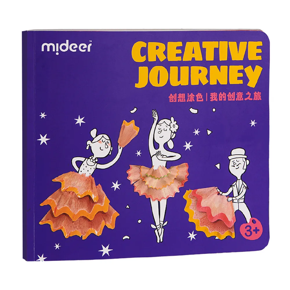 Coloring Book, Creative Journey, by Mideer, coloring and painting, ages 1 to 4